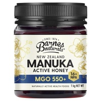 Barnes Naturals New Zealand Manuka Honey 1kg MGO 550+