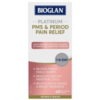 Bioglan Platinum PMS & Period Pain Relief 60 Tablets
