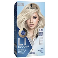 Schwarzkopf Live Colour Permanent Intense Bleach Max Blonde 00B