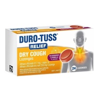 Durotuss Relief Dry Cough Blackberry & Vanilla 24 Lozenges