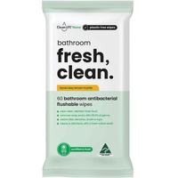 CleanLIFE Bathroom Fresh Clean Wipes 60 Pack