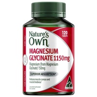 Natures Own Magnesium Glycinate 120 Tablets