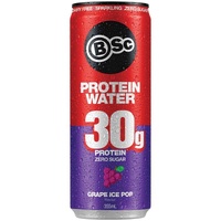 BSc Protein Water Can Grape Ice Pop 355ml