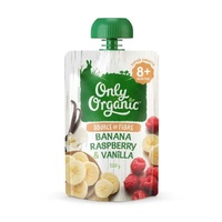 Only Organic Banana Raspberry Vanilla 120g
