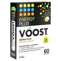 Voost Energy Plus Orange & Mango Effervescent 60 Pack Exclusive Size