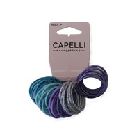 Capelli Kids Hair Tie Metal Free Mermaid 38pk