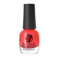 W7 Nail Polish 67A Tempting - Coral Red