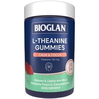 Bioglan L-Theanine Calm & Focus Gummies 75 Pack