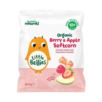 Little Bellies Organic Berry & Apple Softcorn 8g