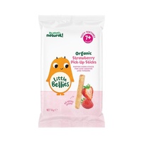 Little Bellies Organic Strawberry Pick Up Sticks 16g
