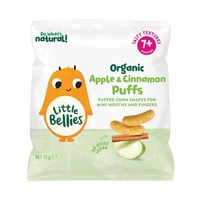 Little Bellies Organic Apple & Cinnamon Puffs 12g
