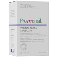 Promensil Vaginal Flora & Debloat 30 Capsules