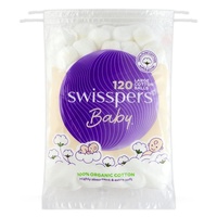 Swisspers Baby Organic Cotton Balls 120