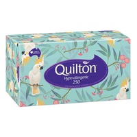 Quilton Facial Tissue 2 Ply Hypoallergenic 250 Pack