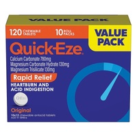 Quick Eze Original Tablets 120 Value Pack