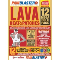 Athelite Powered By Pain Blaster Lava Heat Patches 12 Pack Exclusive Size