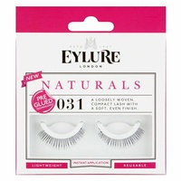 Eylure Naturals Pre-Glude No. 031 A loosely woven, compact lash, soft and even