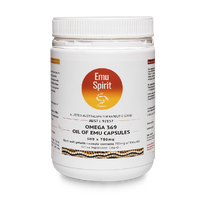 Emu Spirit Omega 369 Oil Of Emu 750mg 500 Capsules Relief Inflammation