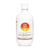 Emu Spirit Oil of Emu 500ml 100% Pure Emu Oil Anti-Inflammatory Properties
