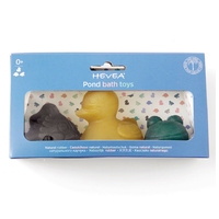 Hevea Planet Bath Toys Pond Animals - Mixed Colour