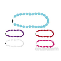 Jellystone Princess & The Pea Necklace Silicone Jewellery Non-Toxic for Juniors