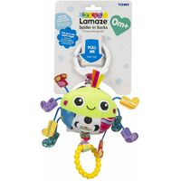 Tomy Lamaze Spider in Socks Baby Toddler Clip & Go Toy Pram Toy Birth +