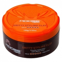 Moosehead Gritty Styling Clay 100g - Chunky Separation With Matte Finish
