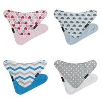 Mum2Mum Fashion Bandana Wonder Bibs 100% Cotton Waterproof and Reversible - Baby