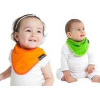 MUM2MUM Bandana Wonder Baby Bib 100% Cotton Water Resistant Banana
