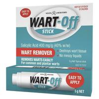 Wart Off Stick 5g Easy to Apply For Common and Plantar Warts No Messy Liquid