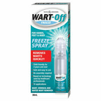Wart-Off Freeze Spray?38ml 15 Applications Wart Verruca and Water Wart Remover