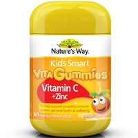 Nature's Way Kids Smart Vita Gummies Vitamin C + Zinc 60 Flavoured Pastilles
