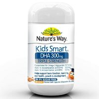 Nature's Way Kids Smart DHA Triple Strength Burstlets 300mg 50s Brain Eye Health