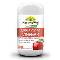 Nature's Way Superfoods Apple Cider Vinegar 400mg 60s Vegan Gluten Free