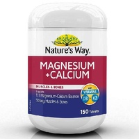 Nature's Way Magnesium Calcium 150S Support Muscle and Bone Health