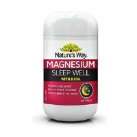 Nature's Way Magnesium Sleep Well 60S Promotes Restful Sleep Relaxation