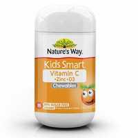 Nature's Way Kids Smart Vitamin C + Zinc & D Chewable Tab 75s General Health