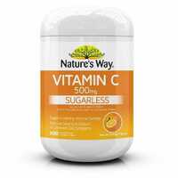 Nature's Way Vitamin C 500mg Sugarless Chewable Tablets 300s Immune System