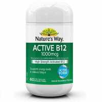 Nature's Way Active B12 1000mg Chewable Tablets 60s Boost Vitamin B12