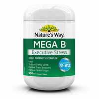 Nature's Way Mega B Executive Stress Tablets 200s Support Energy Levels