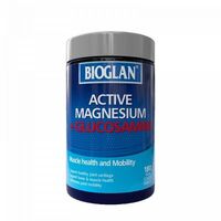 Bioglan Active Magnesium + Glucosamine 180 Tablets Support Muscle Joint Health