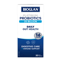 Bioglan Platinum Probiotic 20B 30 caps Gut Health Digestive Care Immune Support