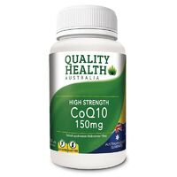 Quality Health High Strength CoQ10 100s Support Heart and Arteries Health