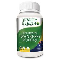 Quality Health High Strength Cranberry 25,000mg 60s Urinary Tract Health