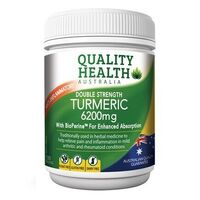 Quality Health Double Strength Turmeric 6200mg 100 Tablets Joint Pain