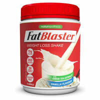 NaturoPathica FatBlaster Weight Loss Shake Vanilla 30% Less Sugar 430g