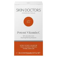 Skin Doctors Potent Vit. C Ampoules 50 Pack Antioxidant Firm Glowing Skin