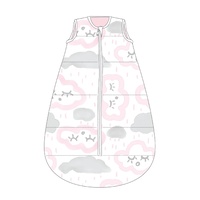 Studio Bag No Arms Cotton 0-6m My First 1.0 TOG CLOUDS PINK