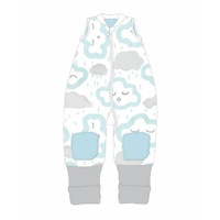 Coolies No Arms Cotton 6-12m My First 1.0 TOG CLOUDS - PEPPERMINT