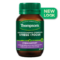 Thompson's Ashwagandha Complex Stress + Focus 60 Tablets Improve Memory